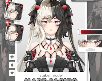 Custom LIVE2D Vtuber Model | Vtuber Commission | Vtuber Design | Vtuber | Live2d Commission | live2d model | Rigging