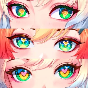 Custom Twitch Banner | Custom Eye Banner | Twitch Eye banner | Eye Banner Design | Twitter | Youtube | Discord | Anime Illustration