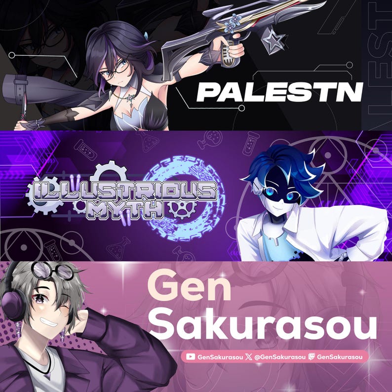Twitch Banner Custom, Twitch banner, Anime Banner | Banner Design, Twitter Banner, Youtube Banner, Discord Banner, Kick Banner