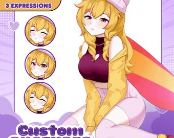Custom PNGTuber Model, Character Design Commission
