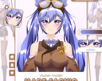 Custom LIVE2D Vtuber Model | Vtuber Commission | Vtuber Design | Vtuber | Live2d Commission | live2d model | Rigging