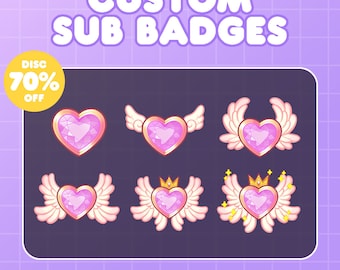 Custom Sub Badges | Sub Badges | Twitch Sub Badges | Twitch Bit Badges |  Sub Badges | Twitch Graphic | Kick Graphic | Channel points