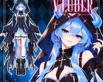 Custom Live2D Vtuber Model + Rigging, include Toggles & Expressions