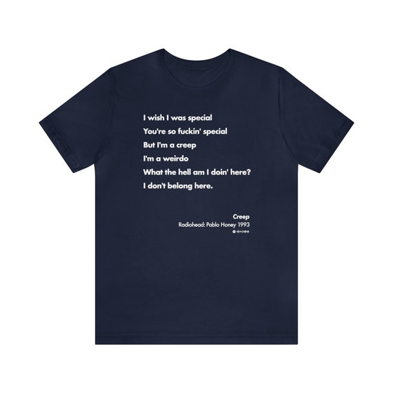 ⭐️未使用品RADIOHEAD CREEPＬ/Ｓ TEE USA製☆ RADIOHEAD「creep(LP)」レディオヘッド クリープ 【GILDAN USA
