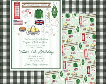 Parent Trap Birthday Invitation Camp Walden