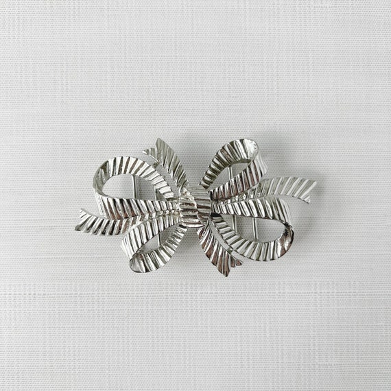 ? Vintage Mimi di N Silver Tone Leaf Belt Clip Vintage Mimi Di N Silver-tone Bow Belt Buckle - Etsy main image 4