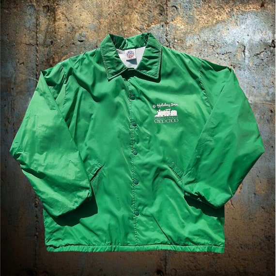 1980s Green Holiday Inn Bomber Jacket. X Large. T… - image 2