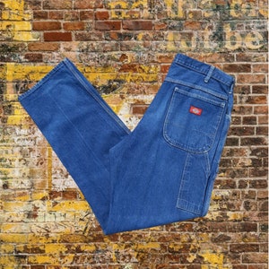 Lavado Vintage Ancho Jeans Hombre 2021 Apliques Casual Sueltos
