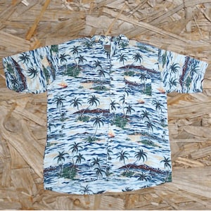 1990s Tropical Hawaiian Shirt. XL-3XL. True Vintage, Nineties, Beach, Holiday, Summer, Novelty, Preloved, Sustainable, xl xxl xxxl 2xL 3xL