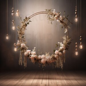 Valentines digital backdrop, floral ring digital backdrop, studio digital background, textured background, Valentines Day, texture studio