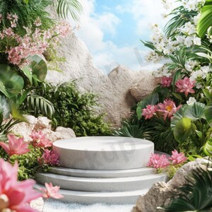 Spring Digital Background Photography Digital Backdrop Composite Nature Outdoors Studio Portrait Floral Digital Background Instant Download