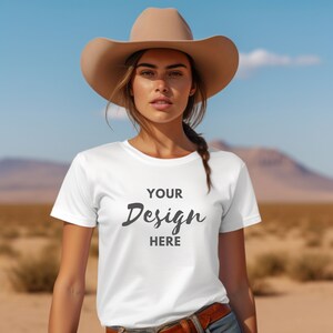 Bella Canvas 3001 Mockup, Bella Canvas White Shirt, White Shirt Mockup, Lifestyle Mockup, Model Mockup, Boho Mockup, Summer Mockup