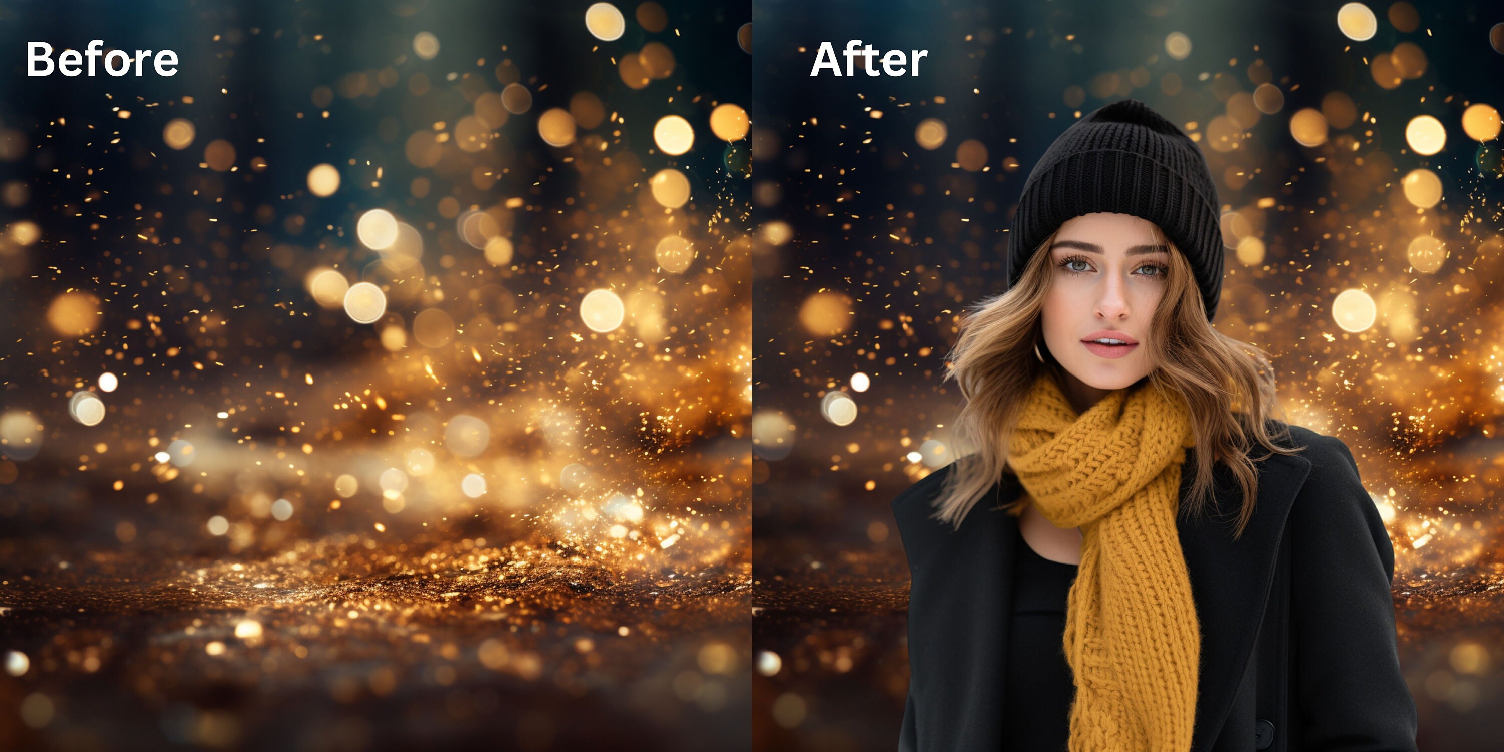 55+ Bokeh Backdrops for Photo Editing, Rain Backdrops, Gold Twinkle ...