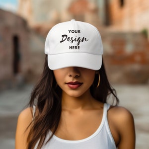 White Baseball Hat Mockup, Mesh Cap Mockup, White Hat Mockup, Blank Baseball Hat Mockup, Mens Hat Mockup, White Cap Mockup Summer Hat Mockup