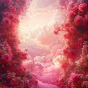 Spring Digital Background Photography Digital Backdrop Composite Nature Outdoors Studio Portrait Floral Digital Background Instant Download