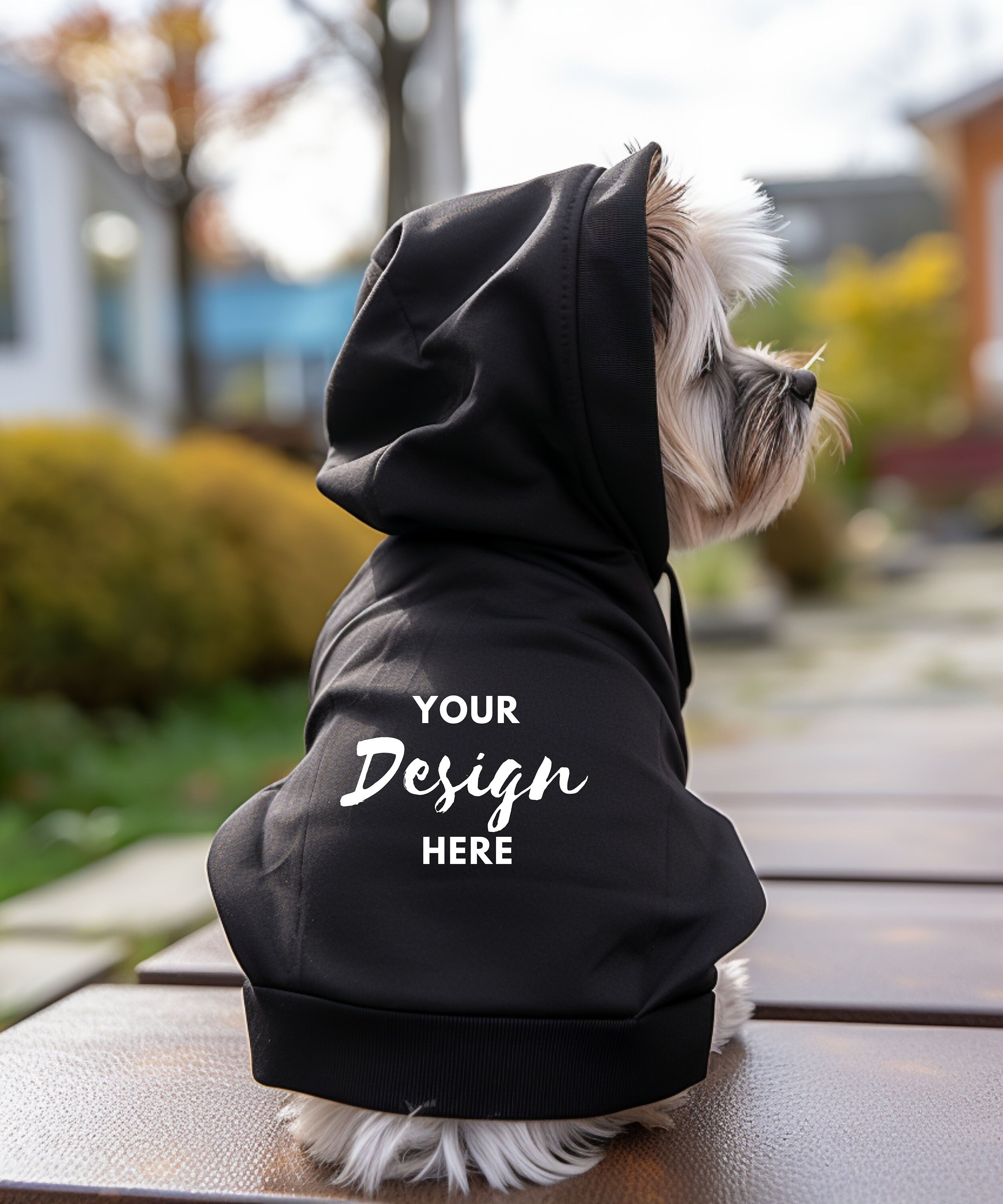 Dog hoodie mockup hotsell