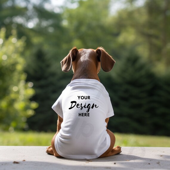 Dog Tshirt Mockup Dog Tee Mockup Dog Model Mockup Dog Shirt Mockup Dog White T shirt PNG Digital Download Pet Shirt Mock Dog Clothes