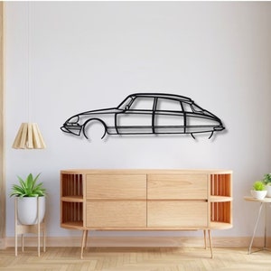 Rétroviseur de voiture en métal 3D, décoration suspendue,  décoration'intérieur, style de voiture