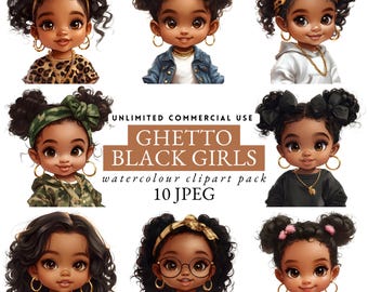 Imágenes prediseñadas de chica negra de gueto JPEG, chica loca y peculiar, imágenes prediseñadas lindas de ébano, imágenes prediseñadas de niño negro, transferencia de camiseta de chica negra atrevida para Navidad, 83