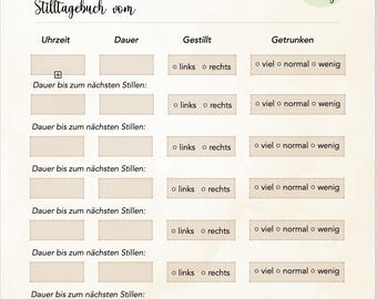 Breastfeeding guide, correct attachment, breastfeeding problems, chart, breastfeeding protocol, breast, diary, breastfeeding diary, first aid breastfeeding, help