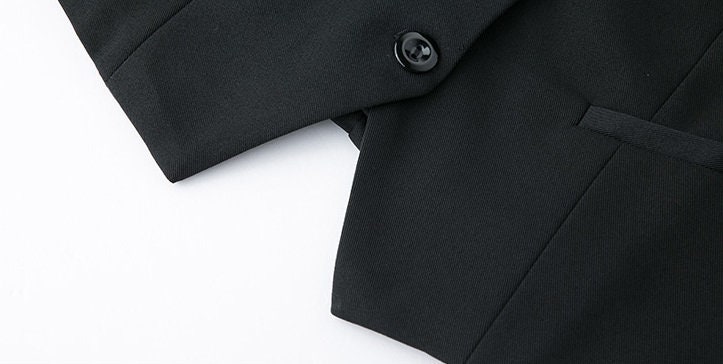 V VOCNI Women's Fully Lined 4 Button V-Neck Economy Dressy Suit Vest  Waistcoat, Two Bottons-grey, S price in UAE,  UAE
