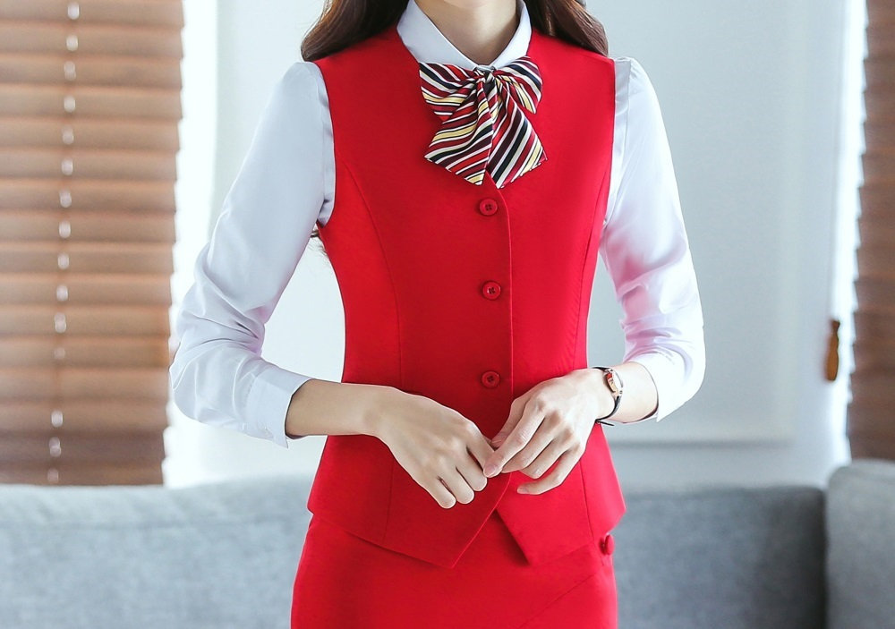 V VOCNI Women's Fully Lined 4 Button V-Neck Economy Dressy Suit