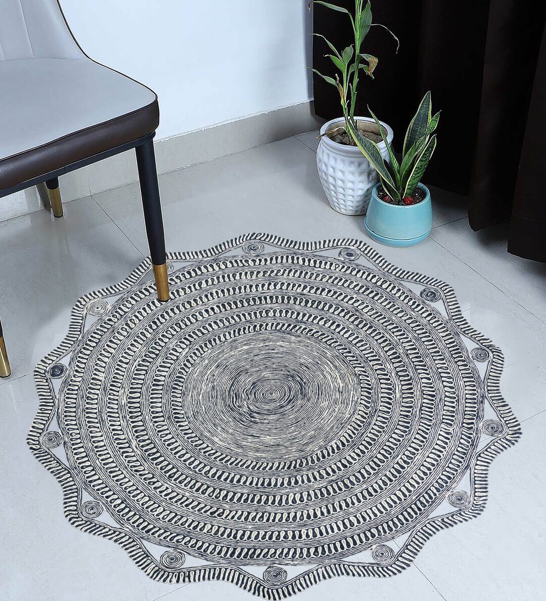 3x3 6x6 12x12 Feet Rugs Handwoven Area Rug Indian Braided Rug Etsy