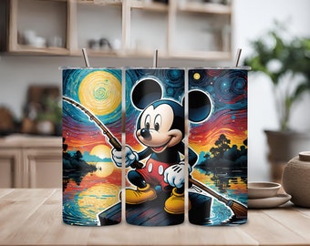 2024 Mickey Tumbler Wrap, 20oz Skinny Tumbler Wrap, 20 oz Tumbler Png Sublimation Design, Digital Instant Download Designs Template