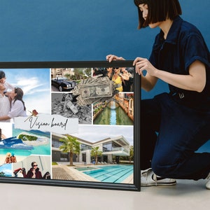 Digital Vision Board 5 Models Template, Fully Editable Drag and Drop ...