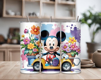 2024 Mickey Tumbler Wrap, 20oz Skinny Tumbler Wrap, 20 oz Tumbler Png Sublimation Design, Digital Instant Download Designs Template