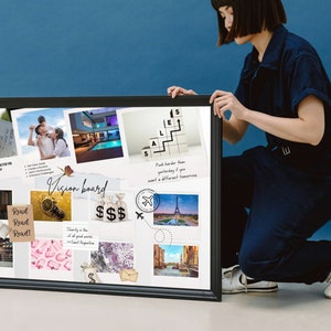 Digital Vision Board 5 Models Template, Fully Editable Drag and Drop ...