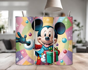2024 Mickey Tumbler Wrap, 20oz Skinny Tumbler Wrap, 20 oz Tumbler Png Sublimation Design, Digital Instant Download Designs Template