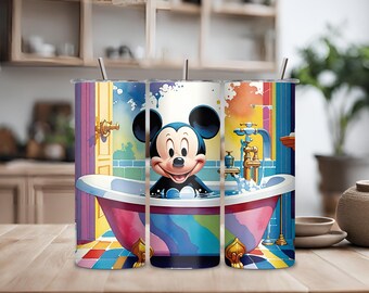 2024 Mickey Tumbler Wrap, 20oz Skinny Tumbler Wrap, 20 oz Tumbler Png Sublimation Design, Digital Instant Download Designs Template