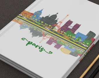 Paris Journal, Paris Travel Journal, French Journal, Eiffeltoren Journal, Eiffeltoren Notebook, Paris Junk Journal, France Travel Journal