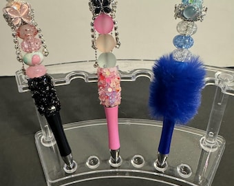 Hand beaded craft ink pens