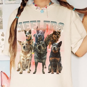 HEELERS Vintage Crewneck Shirt - Australian Cattle Dog Shirt, Gift for Heeler Owner