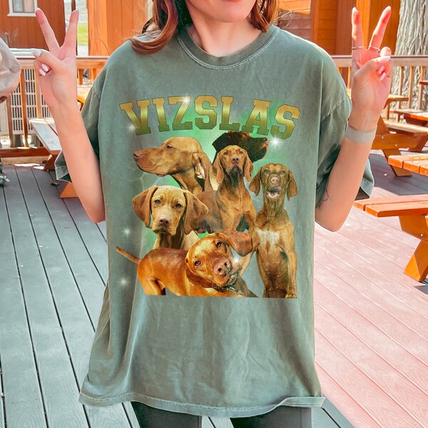 VIZSLAS Vintage Crewneck Shirt, Vizsla T Shirt, Geschenk für Vizsla Besitzer