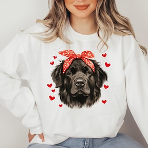Gildan® Newfoundland Sweatshirt, Newfoundland Crewneck, Newfie Mom Gift, Dog Mom Gifts, Newfoundland