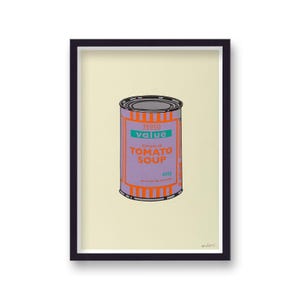 Banksy Tesco Value Tomato Soup Can - Etsy