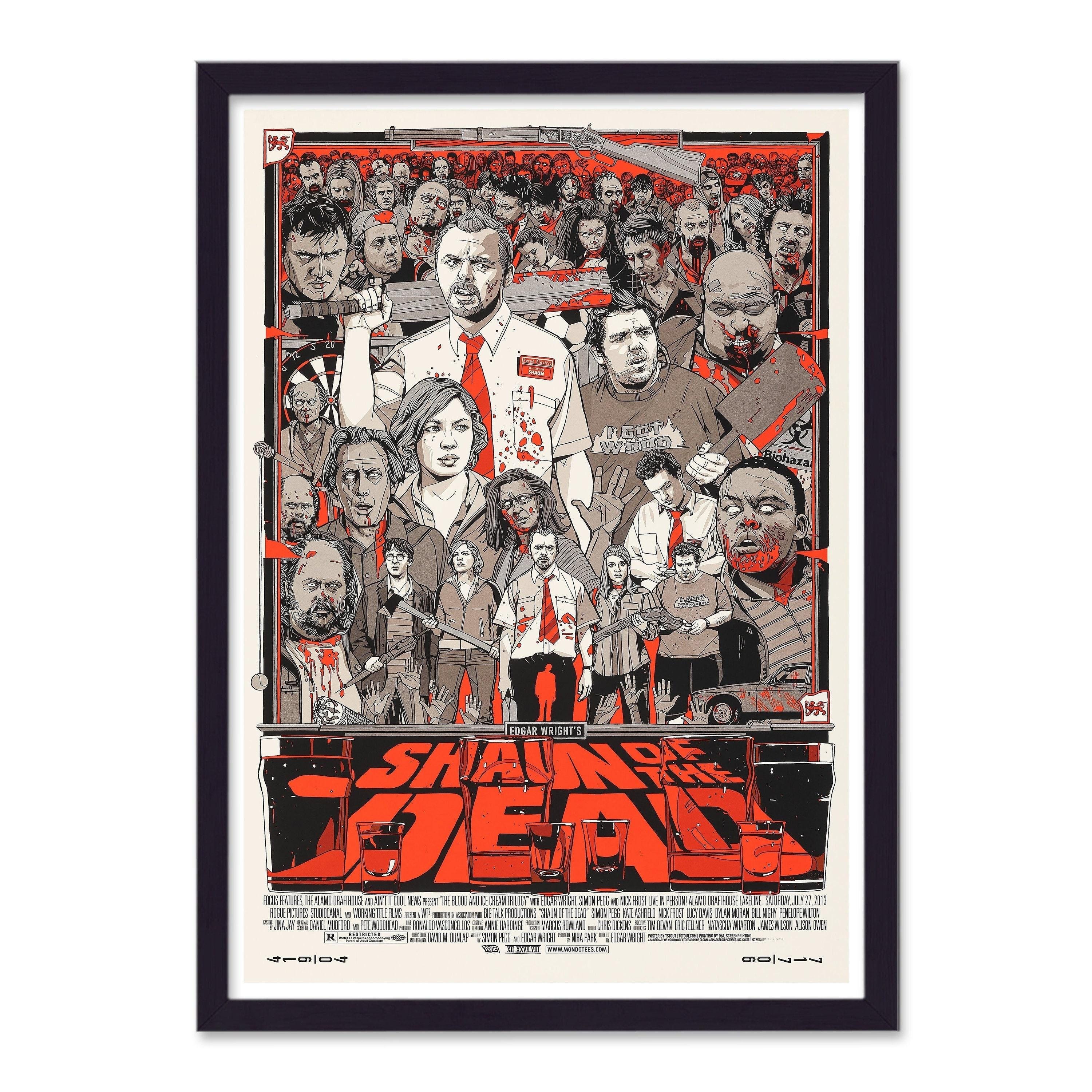ショーン・オブ・ザ・デッド 映画ポスター - ホームデコレーション 