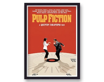 【当時物】90s PULP FICTION ORIGINAL POSTER PULP FICTION ORIGINAL CLASSIC 1994 90s MOVIE TARANTINO PRINT