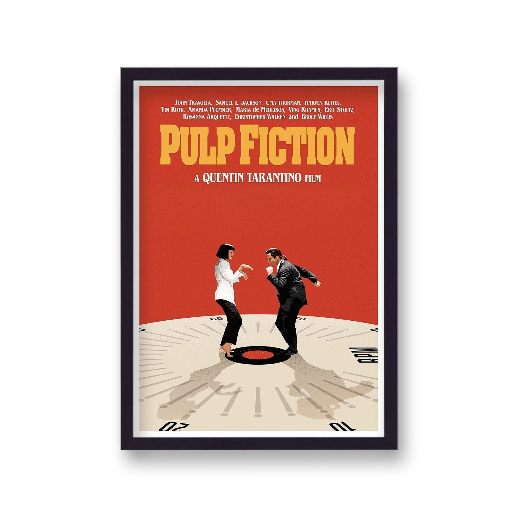 Pulp Fiction (1994) Original Teaser One-Sheet Movie Poster