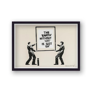 Banksy The Earth Without Art - Home Decor - Wall Art