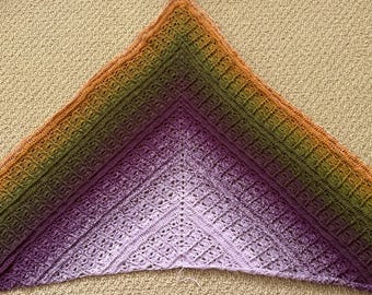 Kiwi Crush Crumble Cinderella Shawl
