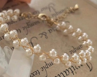 Pearl Beaded Bracelets, Freshwater Pearl Bracelets, Friendship Bracelets, Gifts For Her