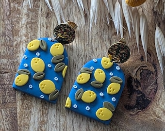 Oorbellen van polymeerklei