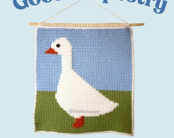 Naked Goose Tapestry - een pdf-haakpatroon