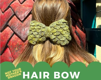 NYM Dragon Hair Bow - Crochet Pattern Download