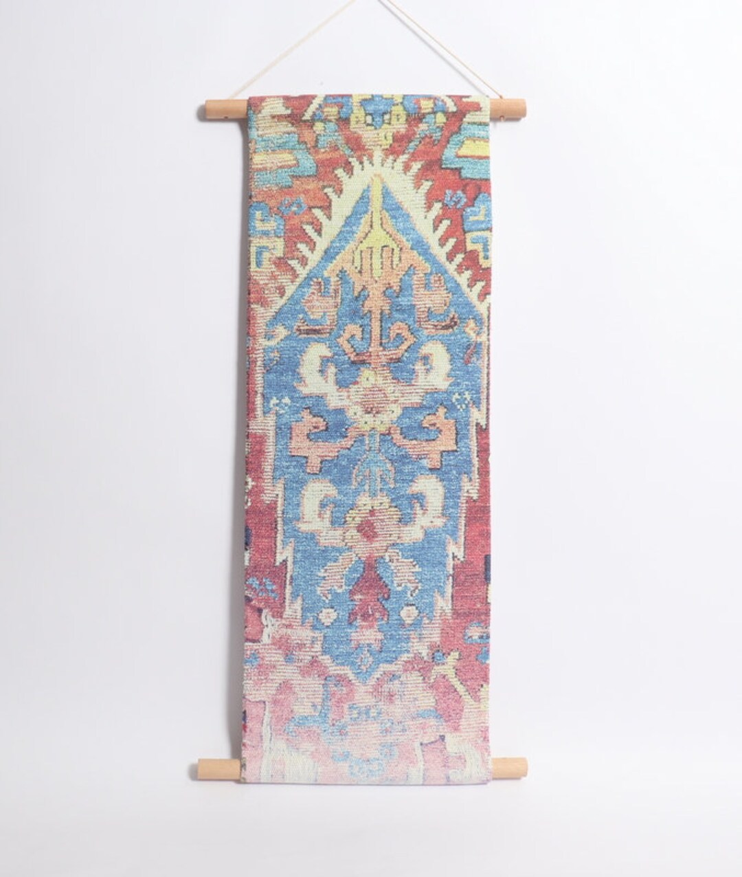 View of Bohemian Wall Decor, Fabric Wallhanging, Decorative Hanging, Wall Art ...