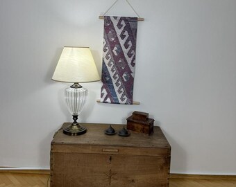Bohemian Wall Decor, Fabric for White Boho ,Decorative, Wall Art Prints, Kilim Rug, Handcrafted, Handwoven Hanging natural Gift ,Bedroom